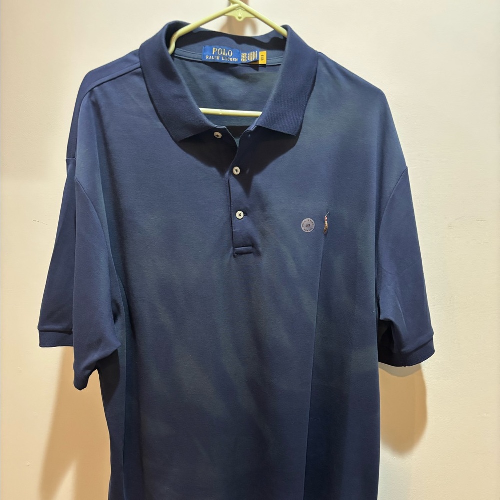 Ralph Lauren Navy Polo Shirt with Embroidered Logo